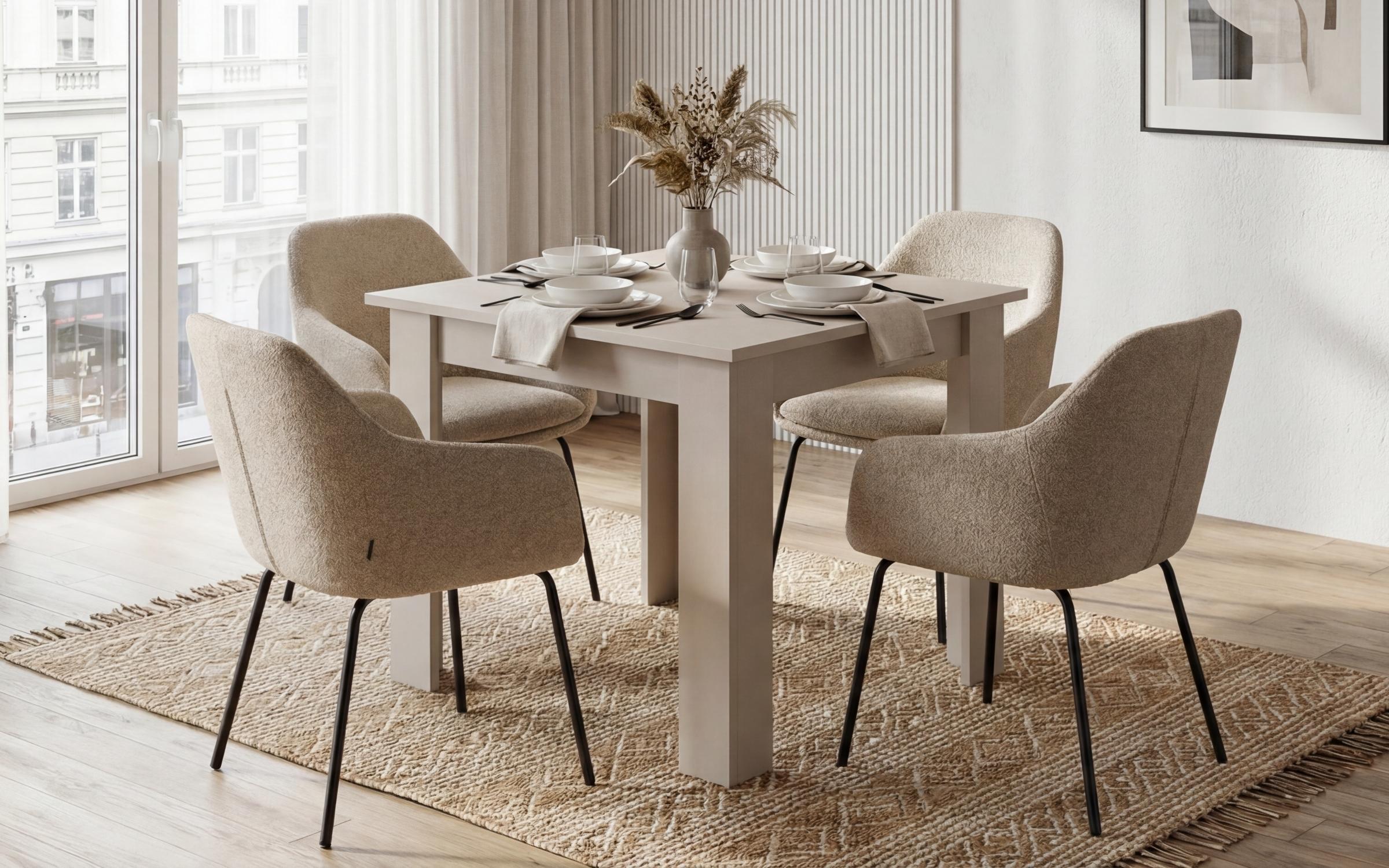 Dining table Cadence, cashmere  1